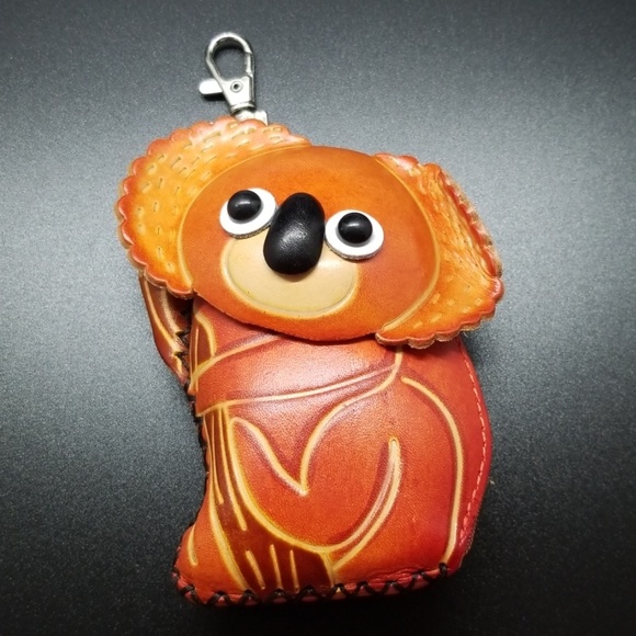 Leather Coin Purse Koala - Picture 2 of 3